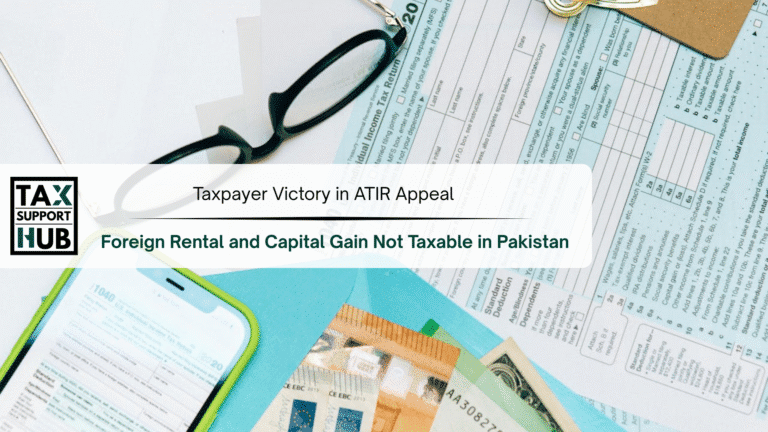 non resident taxation karachi